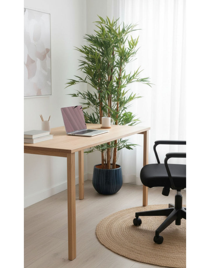Pianta di Bamboo natural touch con vaso - H 180 cm Verde