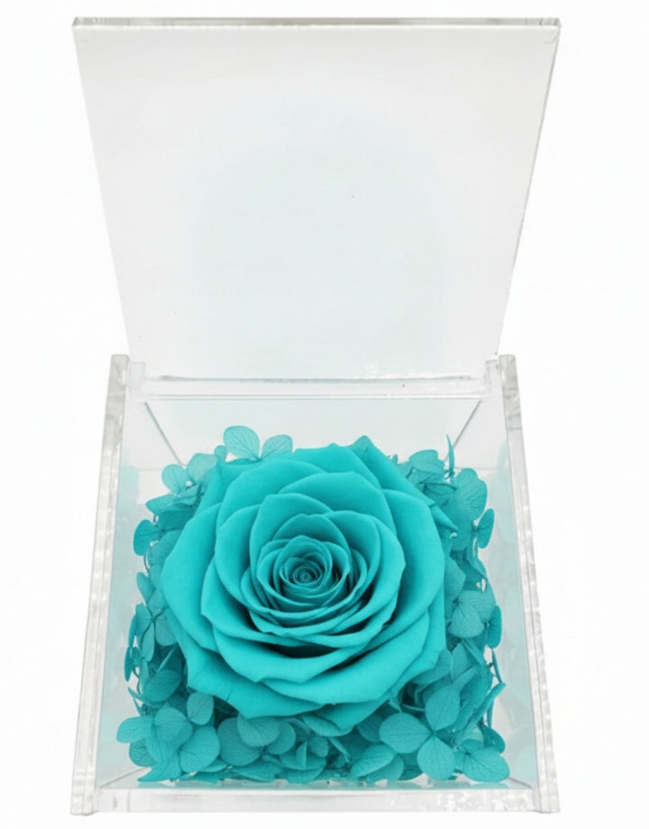 Rosa Stabilizzata Tiffany in Cofanetto
